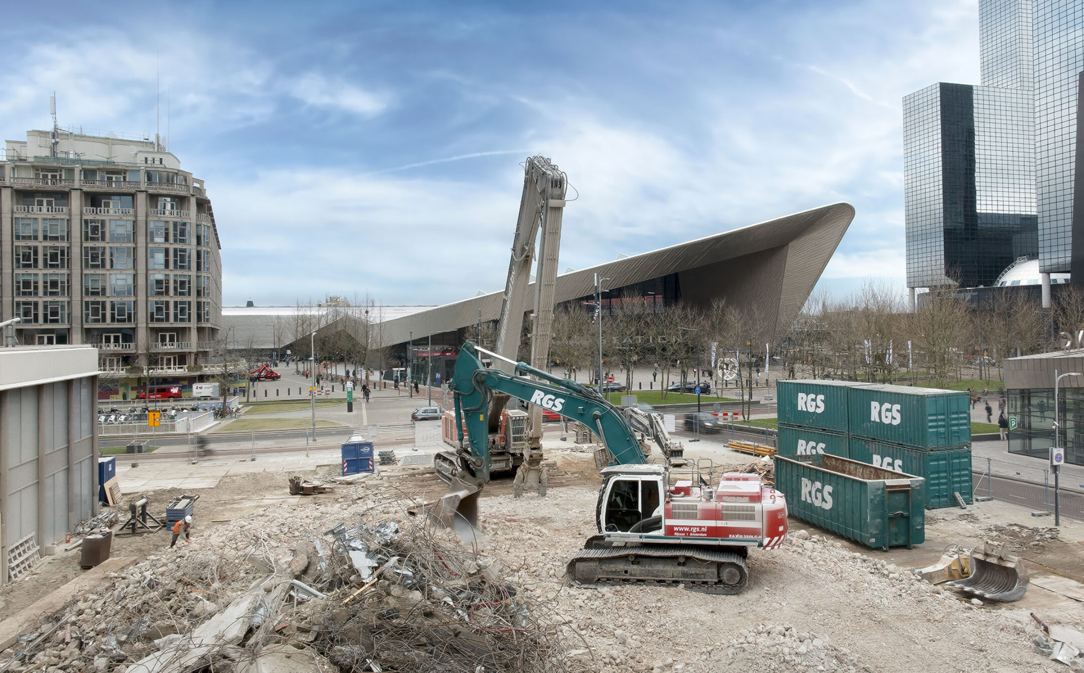 Demolition work The Modernist – photography by Studio Hoge Heren