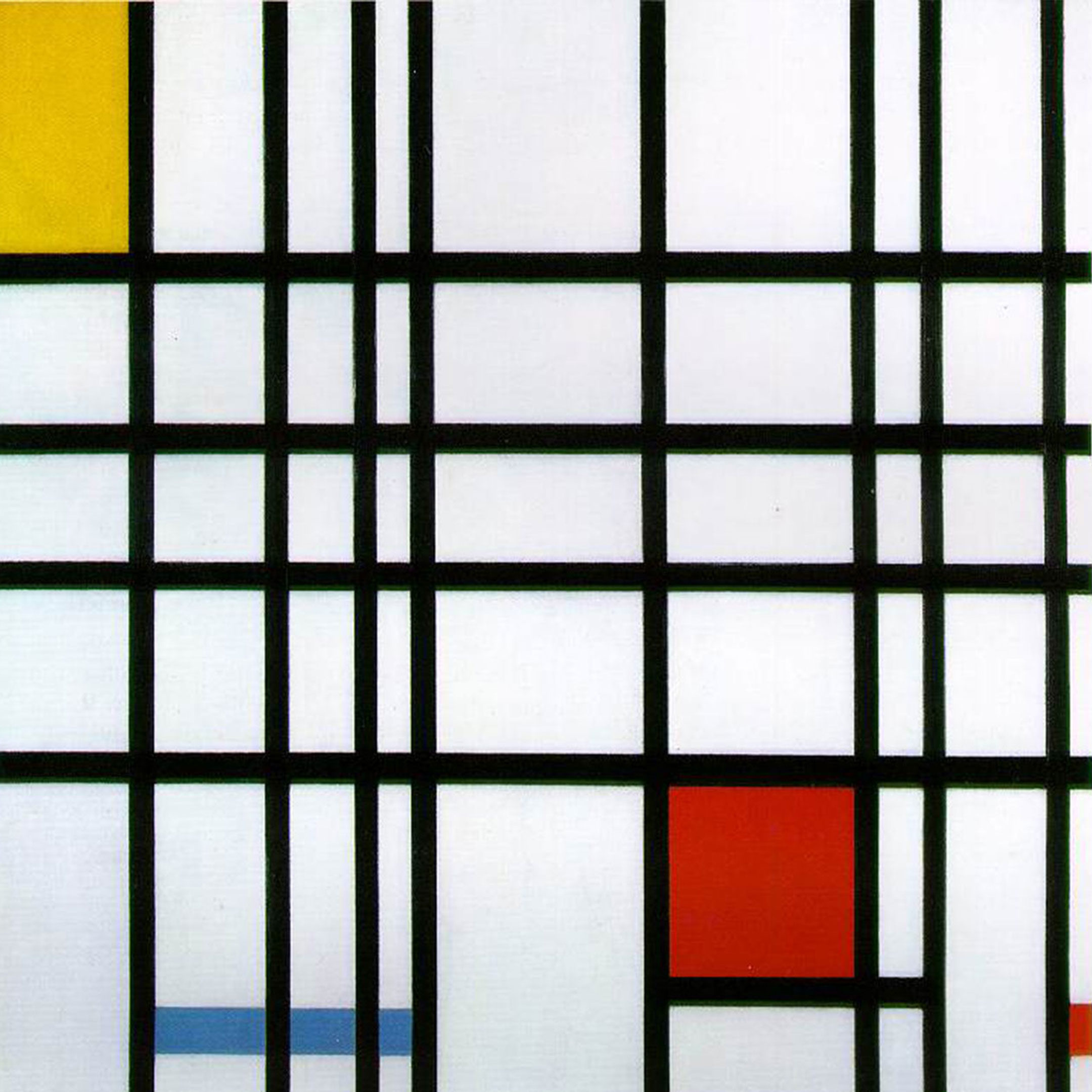 Graphic frame; Mondriaan